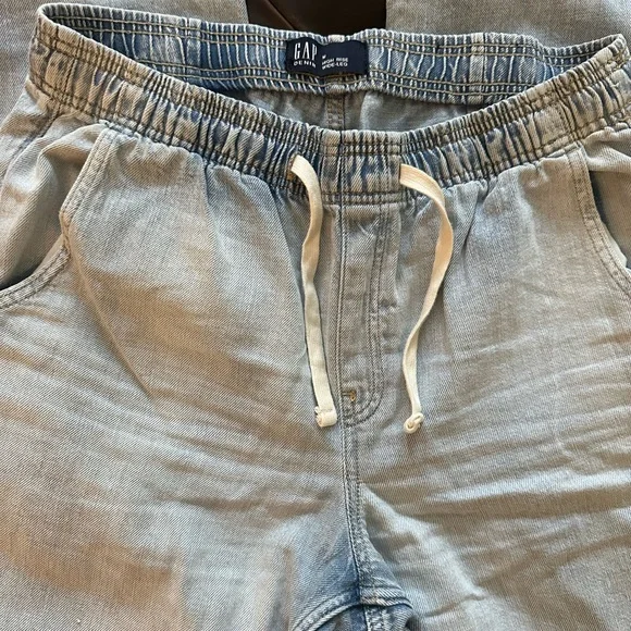 GAP Light Blue wide leg high rise Women's Jeans - Picture 3 of 3